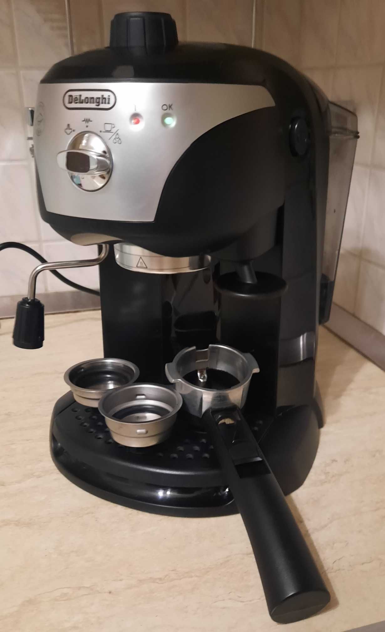 DeLonghi EC221.B-еспресо машина с крема диск