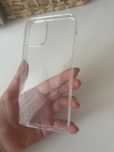Калъф за 12 pro apple  безцветен с частици , чисто нов