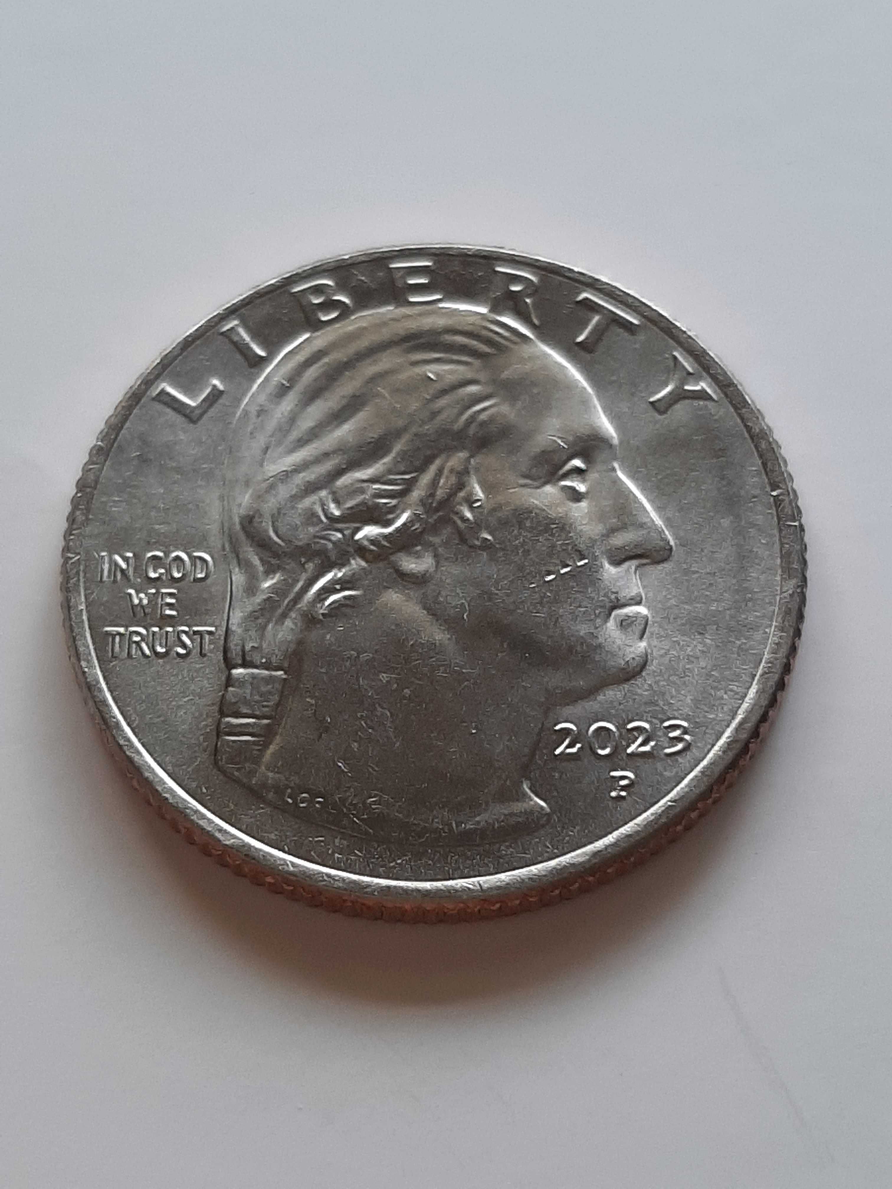 1976, 2022, 2023 Амер. монети, 25 цента, US quarters, 1/4 dollar coin