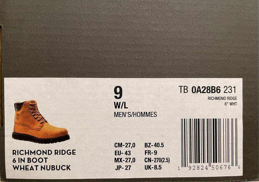 Vand ghete Timberland Richmond Ridge, 43