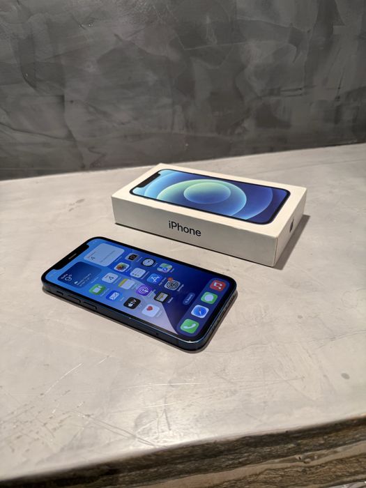КАТО ЧИСТО НОВ Iphone 12 mini blue
