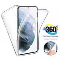 Samsung S20 S21 S23 FE Husa 360 Slim Fata Plexi Spate Plastic Transpar