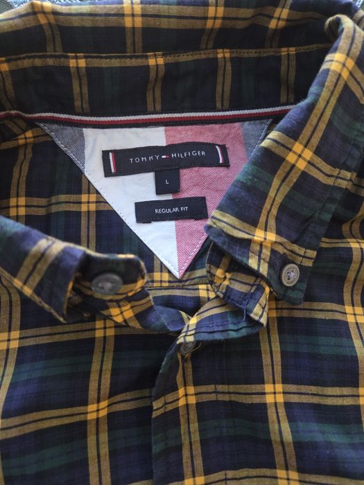 Cămașă hilfiger, mărimea L, stare foarte bună,  preț 90 roni