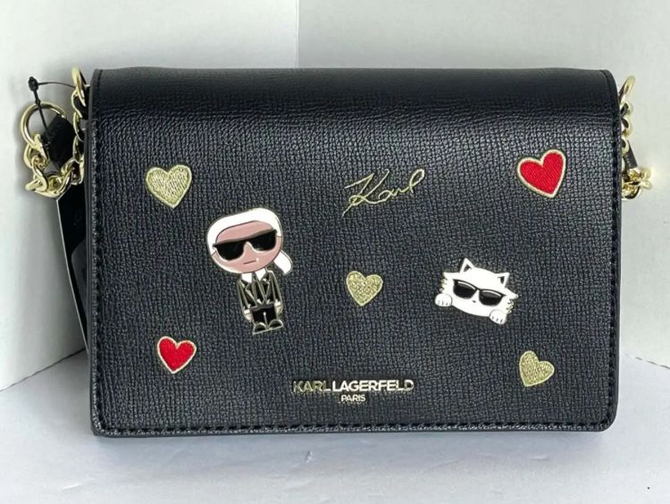 Кожаная сумка Karl Lagerfeld