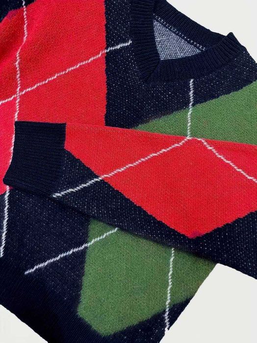 Дамски пуловер  каре