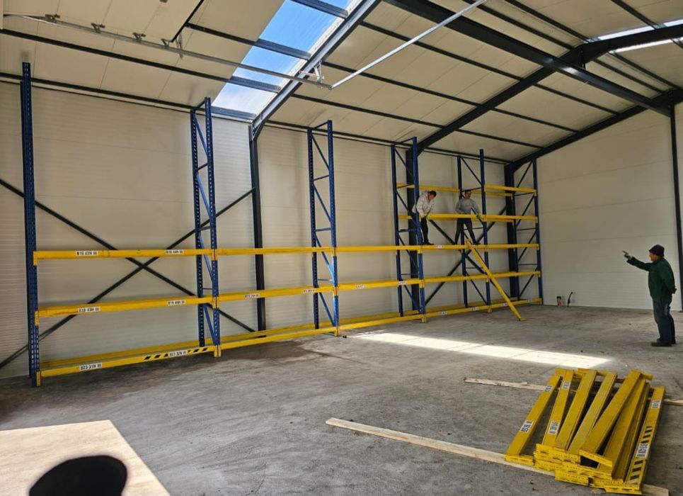 Rafturi metalice profesionale pentru depozitare marfa 25x98