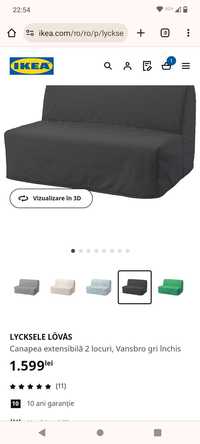 Canapea Lycksele Ikea 1000Ron