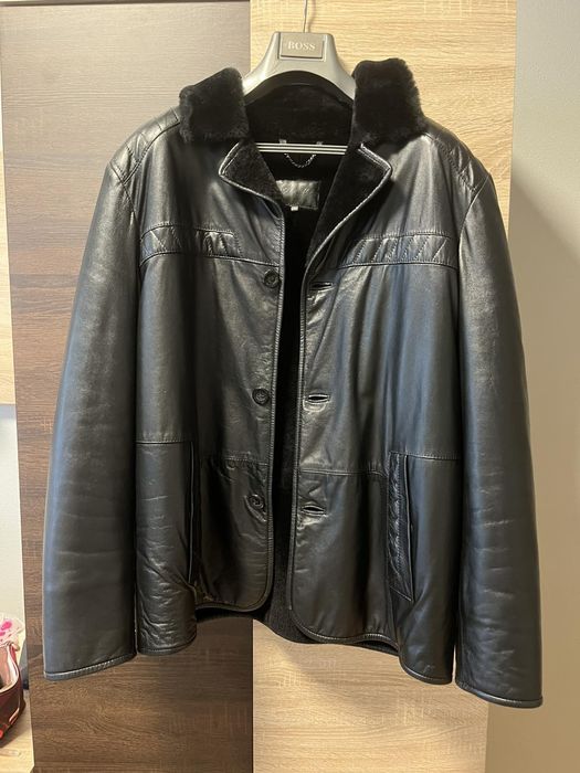 Мъжки кожух Нов Агнешка кожа