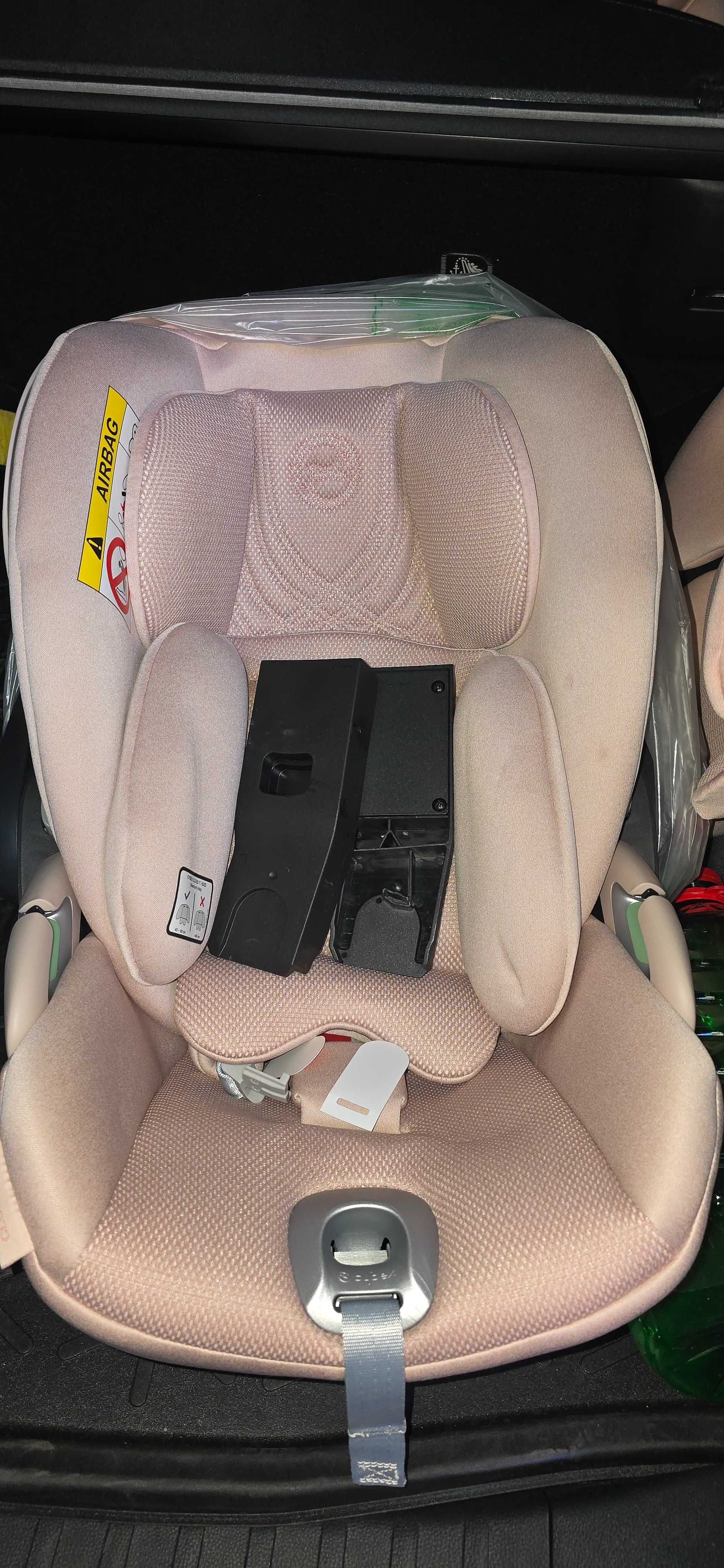 Scoica auto Cybex Platinum Cloud T Plus i-Size, 0-24 luni - Peach Pink