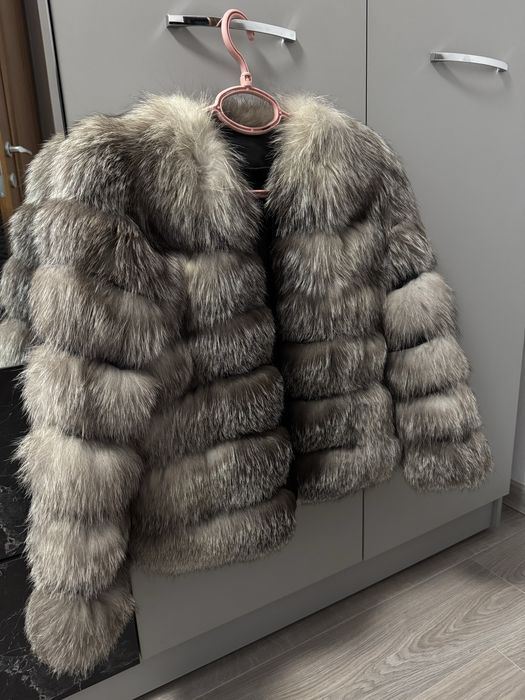 Haina de blană naturală