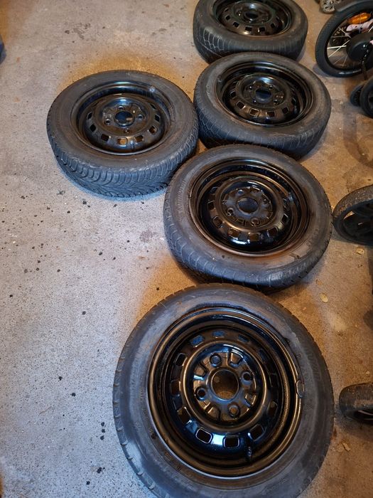 Jante tablă si jantă cu cauciuc nou rezeră Matiz..