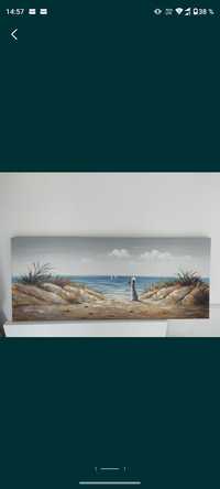 Negociabil tablou cu marea nou canvas 120/50 cm+tablou marea 50/70 cm