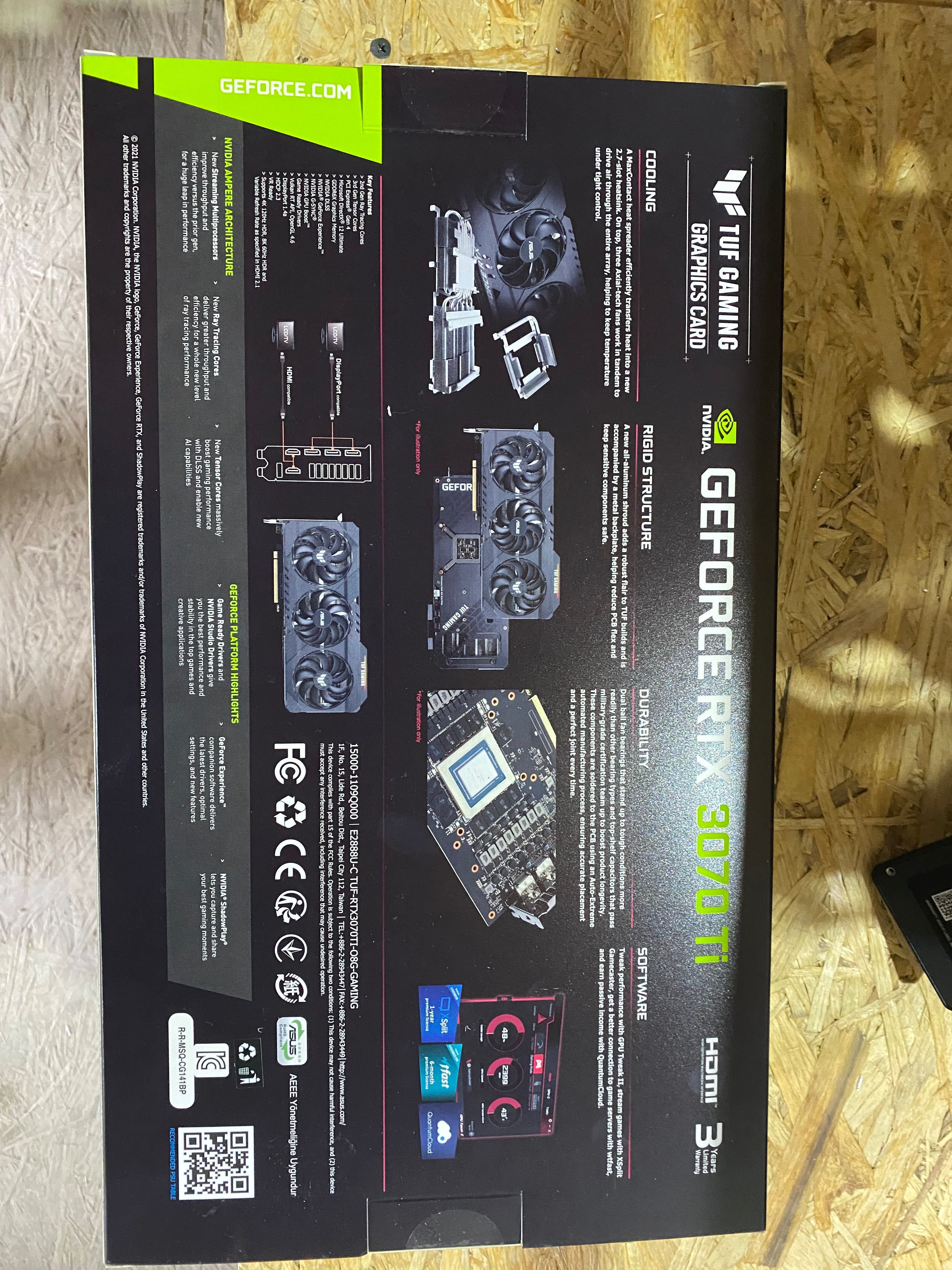 Asus Tuf GAMING GeForce RTX 3070TI