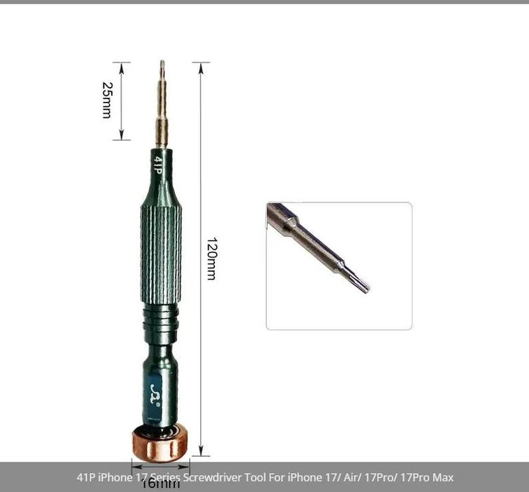 отвертка xili  4ip за iphone 17