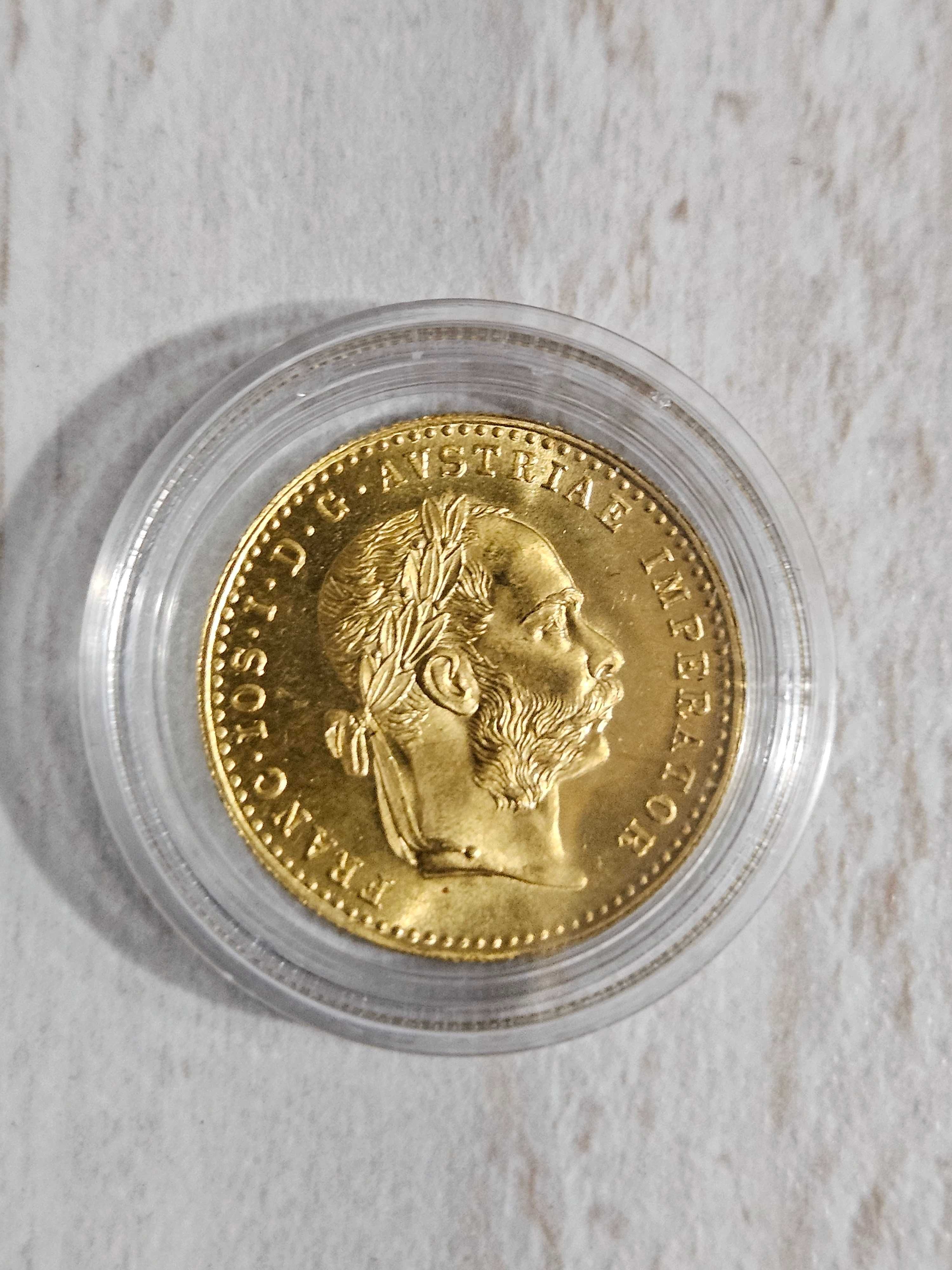 Продавам 3.49 гр. Златна Монета 1 Австрийски Дукат 1915