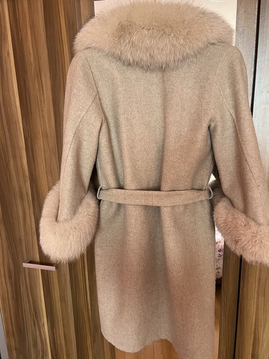 Палта Alpaca с естествен косъм лисица и палто zara