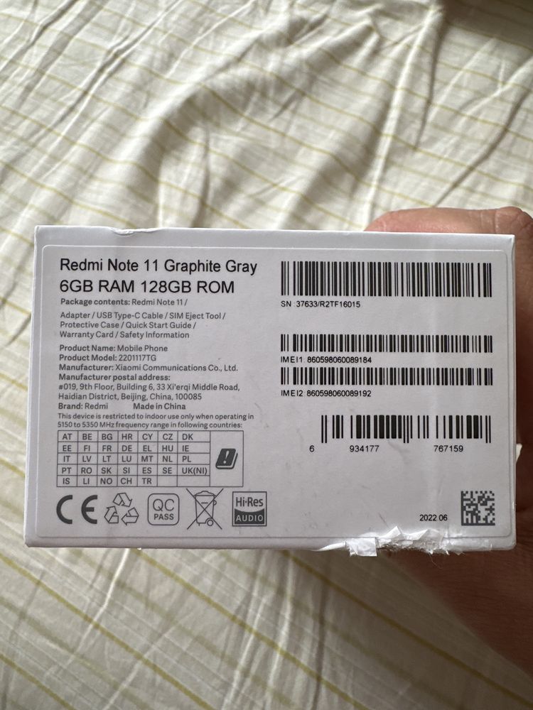 Redmi note 11 128гб