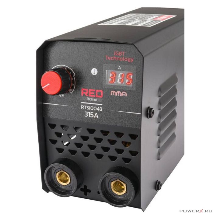 Aparat pentru sudura tip invertor, MMA IGBT, 315 Amperi, Red Technic