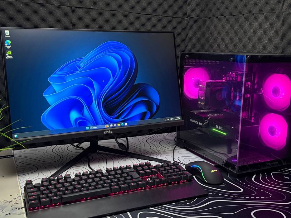 НОВЫЙ Мощный Игровой Компьютер / Полный комплект RTX 5060 / i5 12400