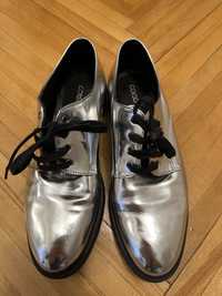 Pantofi oxford CORSO COMO argintii