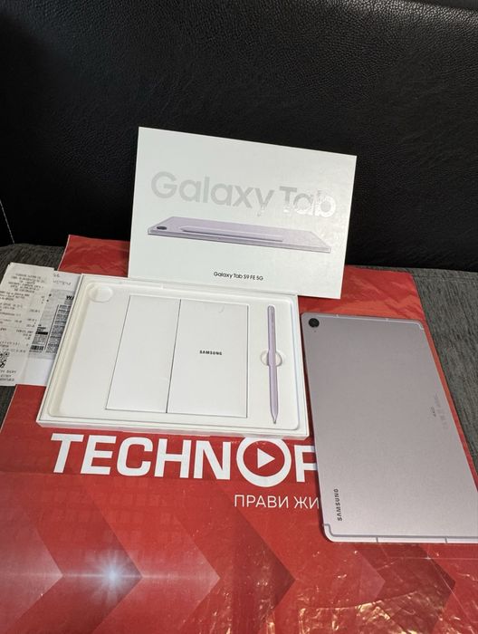 ***KATO HOB 128GB Samsung Tab S9 FE 5G Гаранция Технополис 2г Lavender