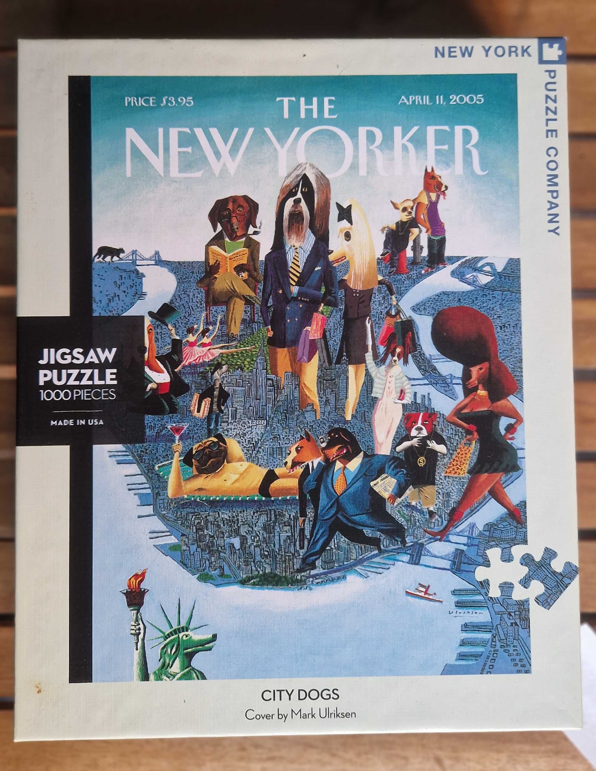 Пъзел 1000 Части - "City Dogs" - The New Yorker Puzzle