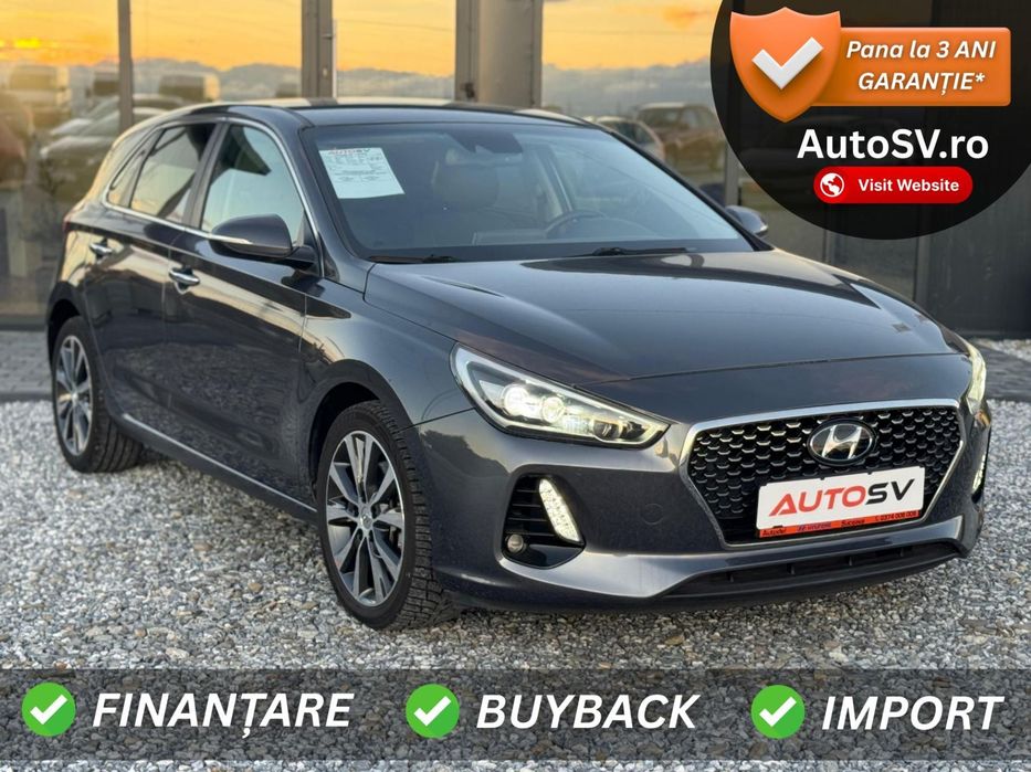 Hyundai I30 1.6CRDI / Garantie extinsa 3 ani / Piele / LED / Reglaj electric