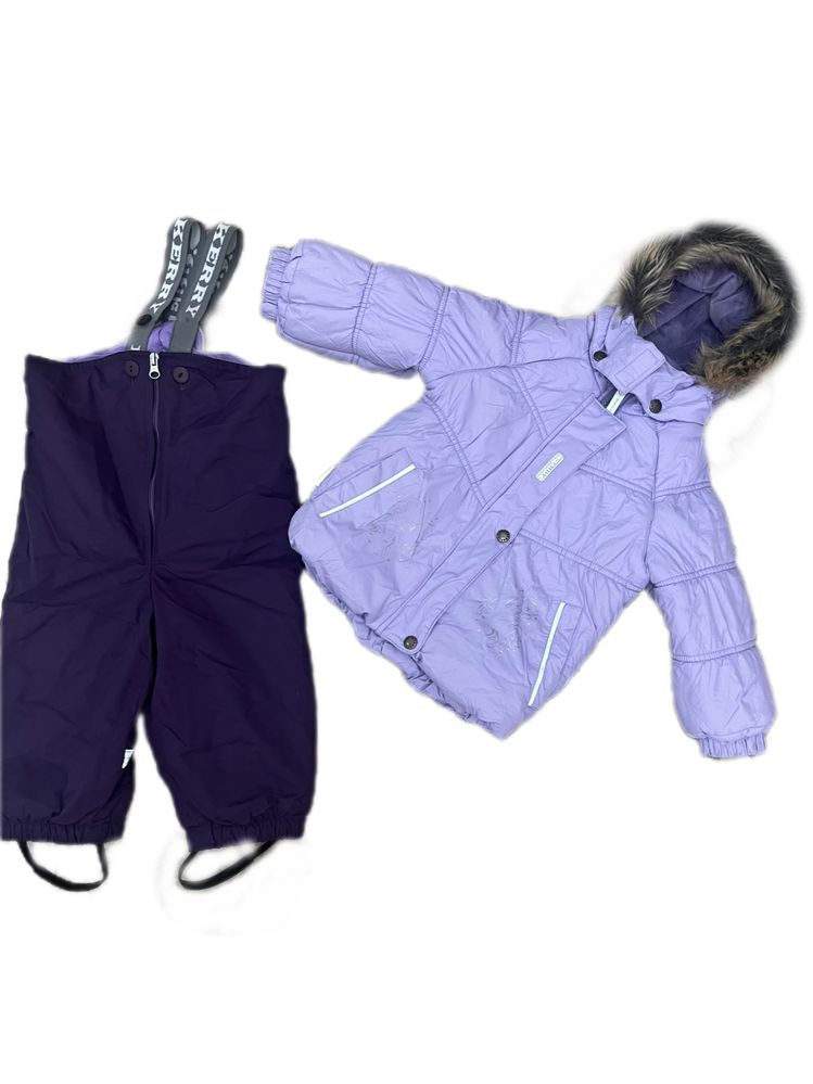 Зимняя сиреневая куртка штаны комплект комбинезон KERRY для девочки