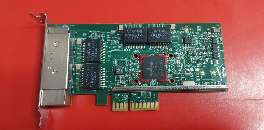 Placa Retea 4 x 1 Gigabit RJ45 Lenovo 90Y9355 Broadcom 5719-T4