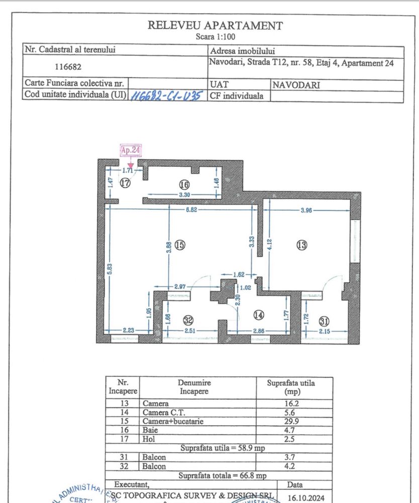 Apartament 2 Camere Mamaia Nord Vedere Catre Marea Neagra