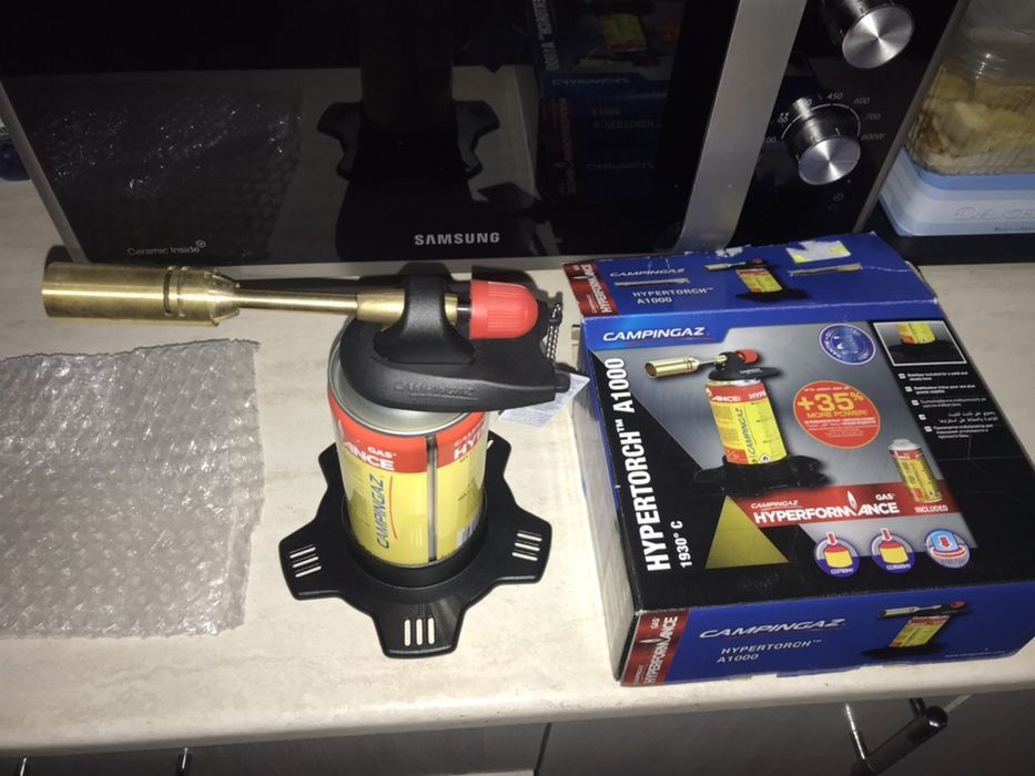 Lampa Instalator Profesională cu Gaz Campingaz A1000 Hyperformance