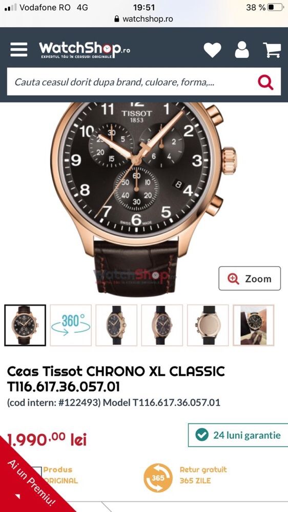 Ceas Tissot Chrono XL CLASSIC