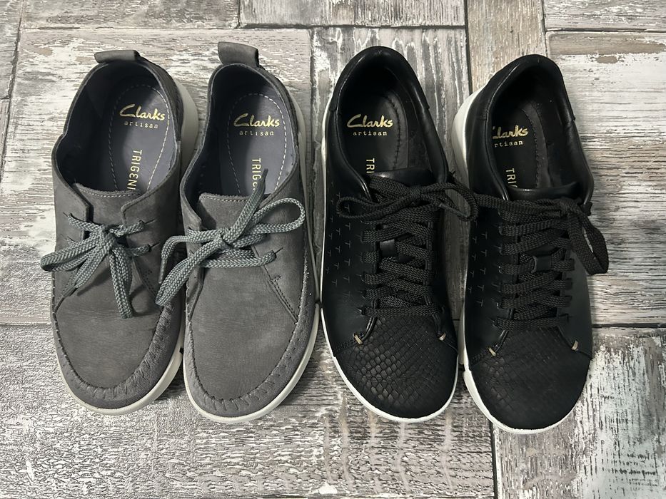 Дамски обувки Clarks / Кларкс Trigenic - кожени и велурени 36 номер