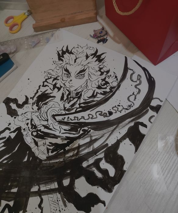 Аниме рисунки на а3