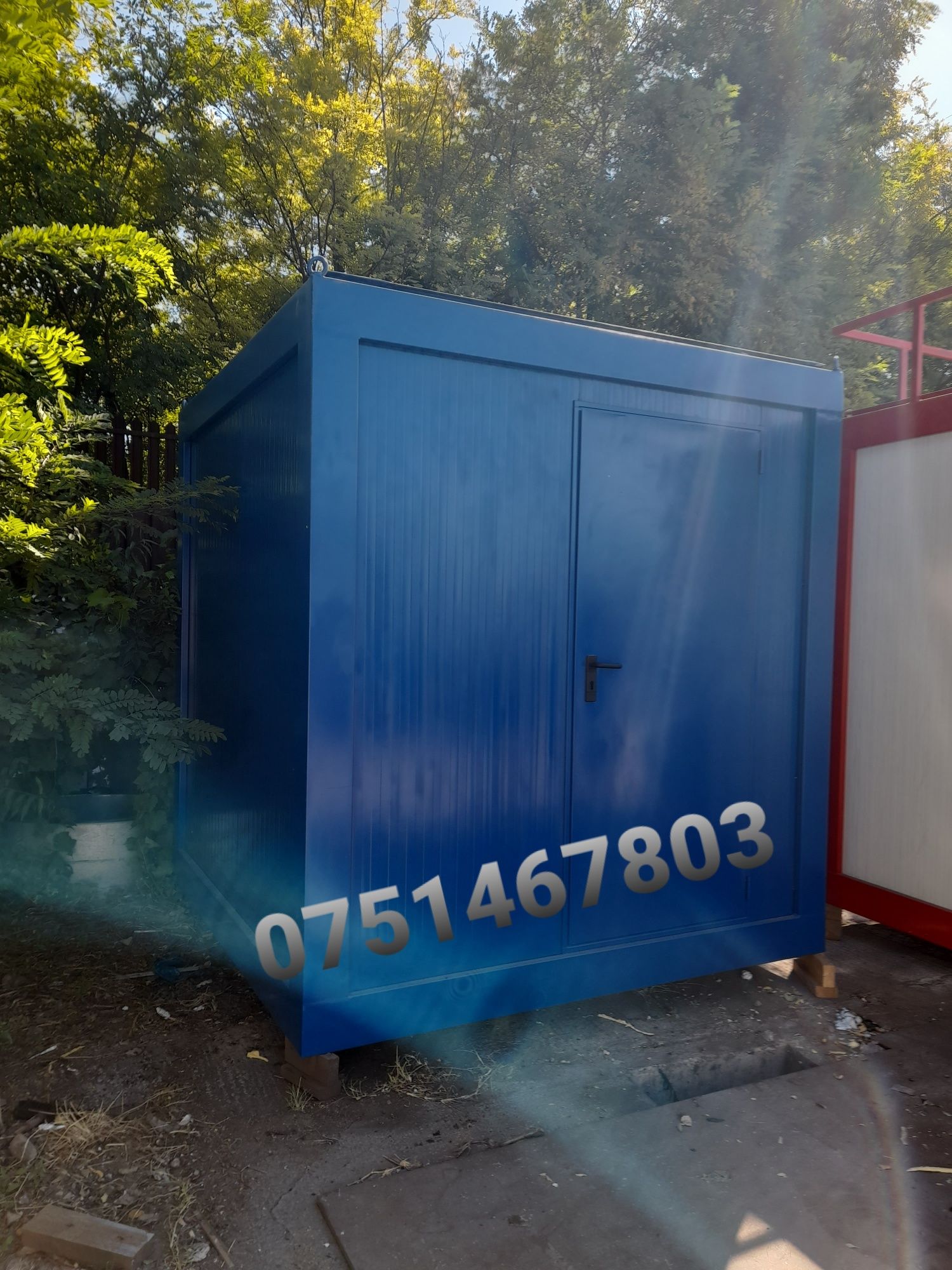 Container cabina de paza 2,4x2,4 m