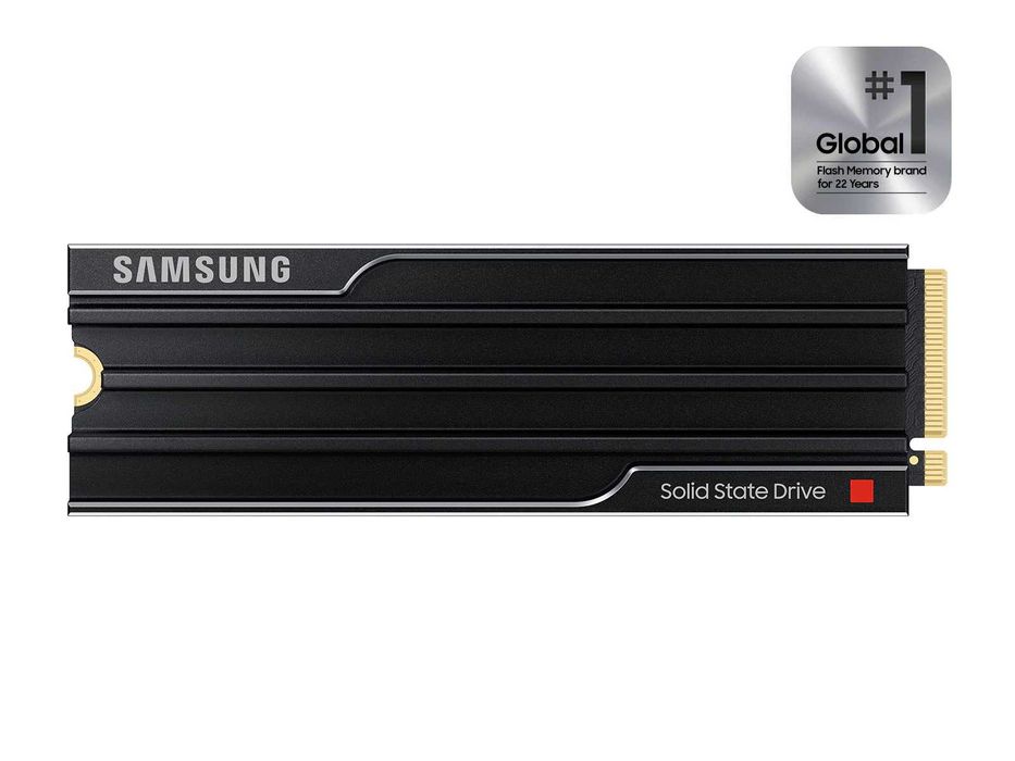 Новый SSD NVMe Samsung 9100 PRO 4TB. С радиатором. PCIe 5 го поколения