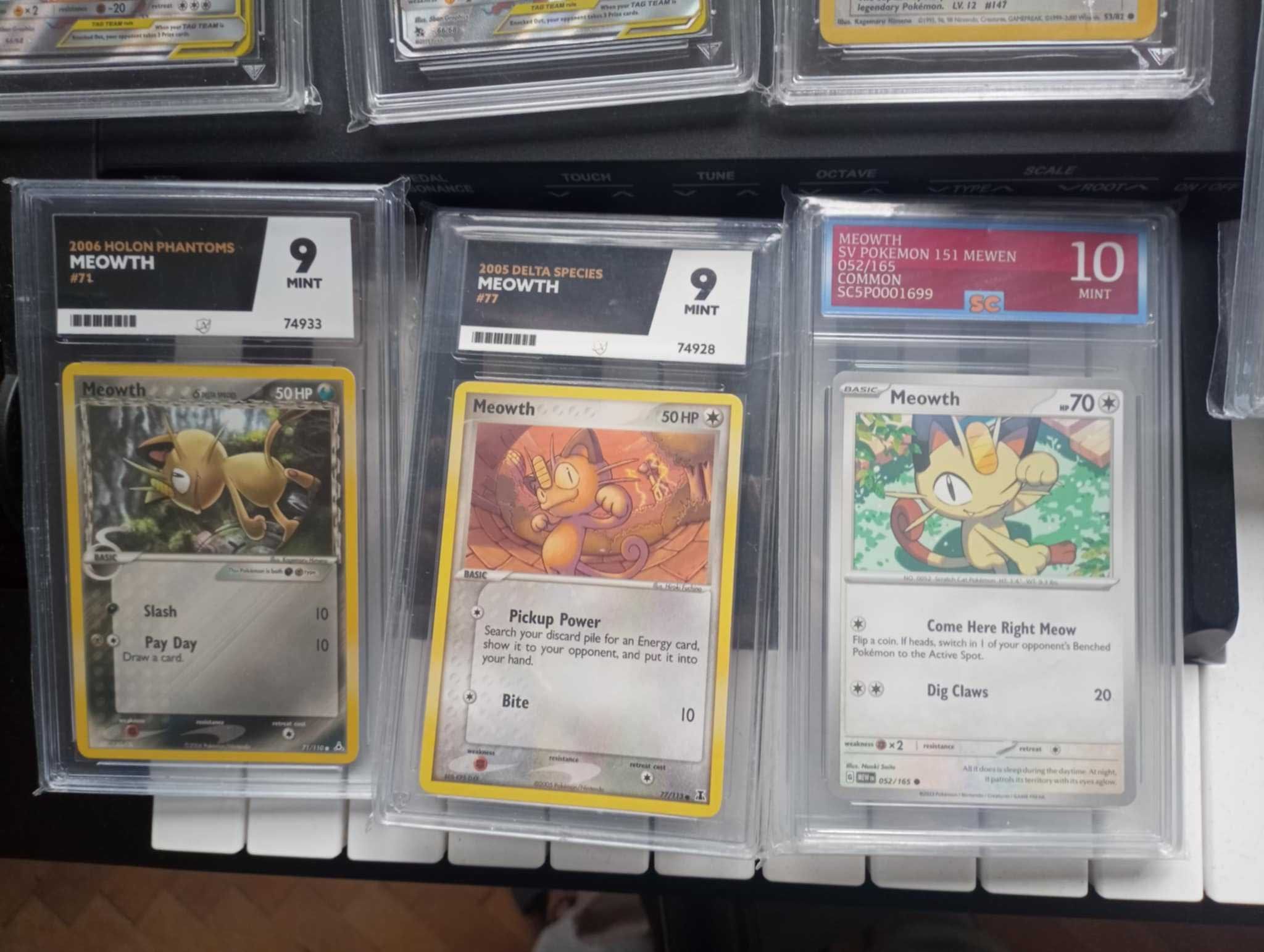 ЕВТИНИ и РЕДКИ 1st edition graded Pokemon карти Moltres Meowth Dratini