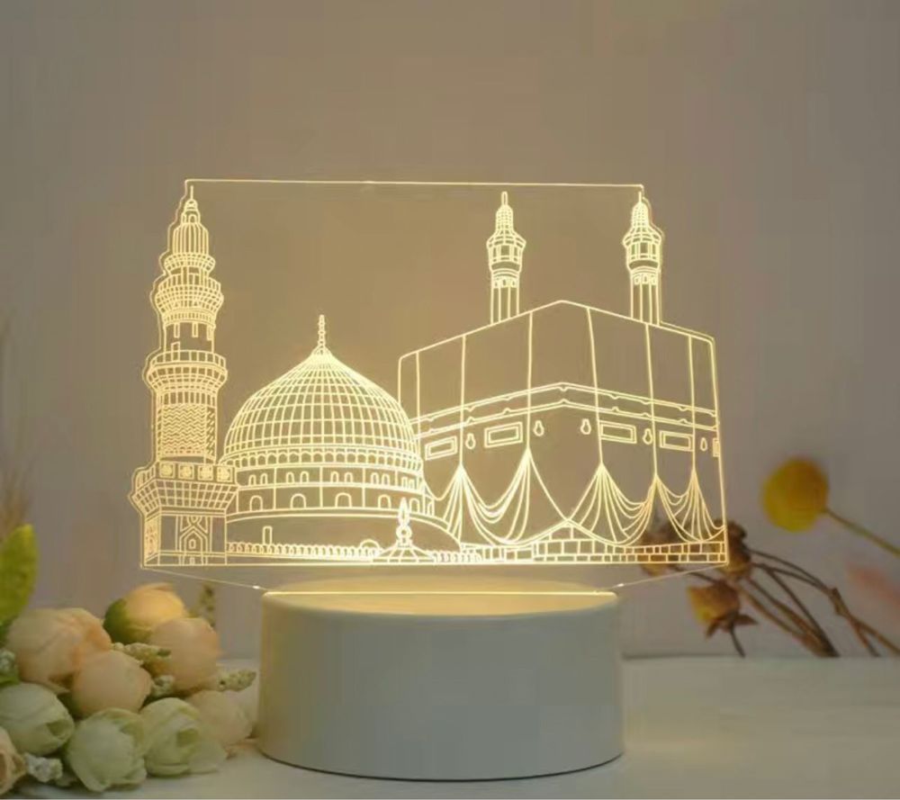 Светильники 3D Ramadan Mubarak