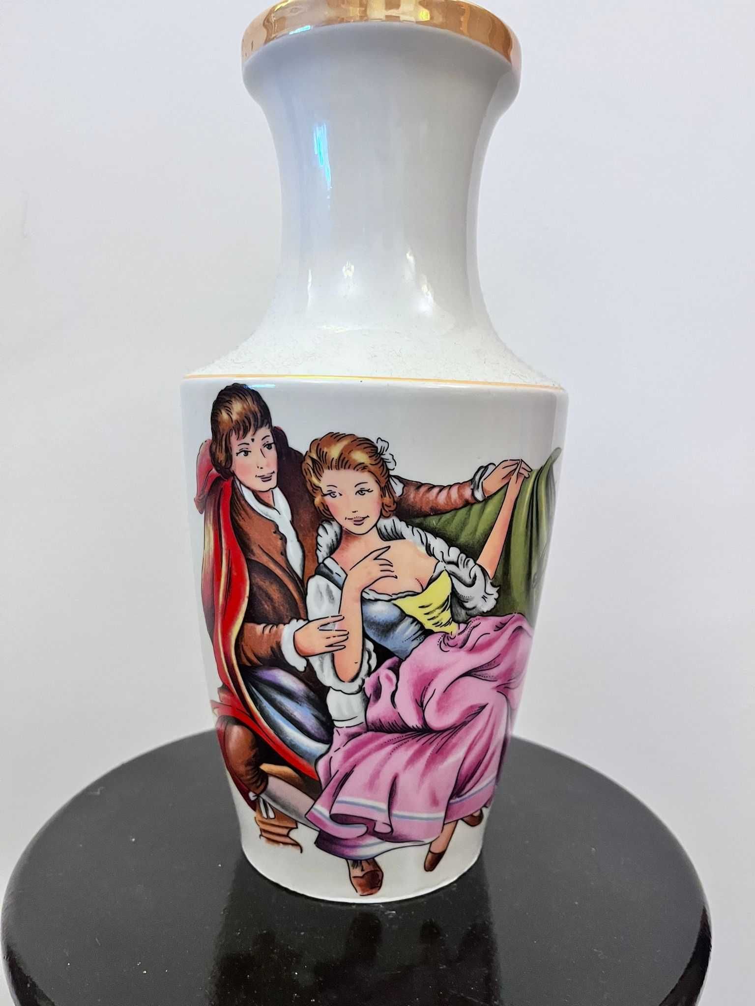 Piesa portelan SANBO ca si Lladro Spania marcata bibelouri bibelou