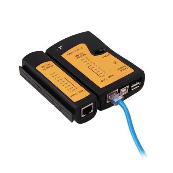 Tester cablu UTP RJ45, RJ11, RJ12 CAT5