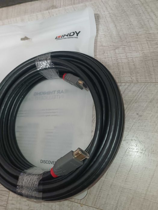 Cablu HDMI Ultra HD 4K LINDY Anthra Line Triplu Ecranat 10m