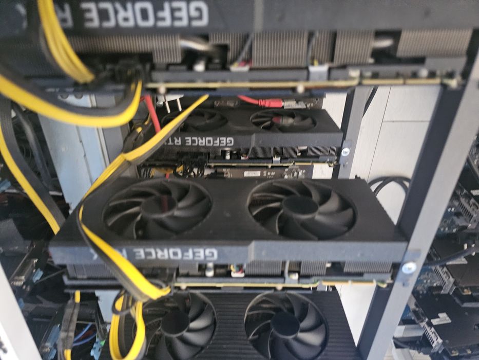 Майнинг риг/копач с Dell Nvidia Geforce 3090 24GB