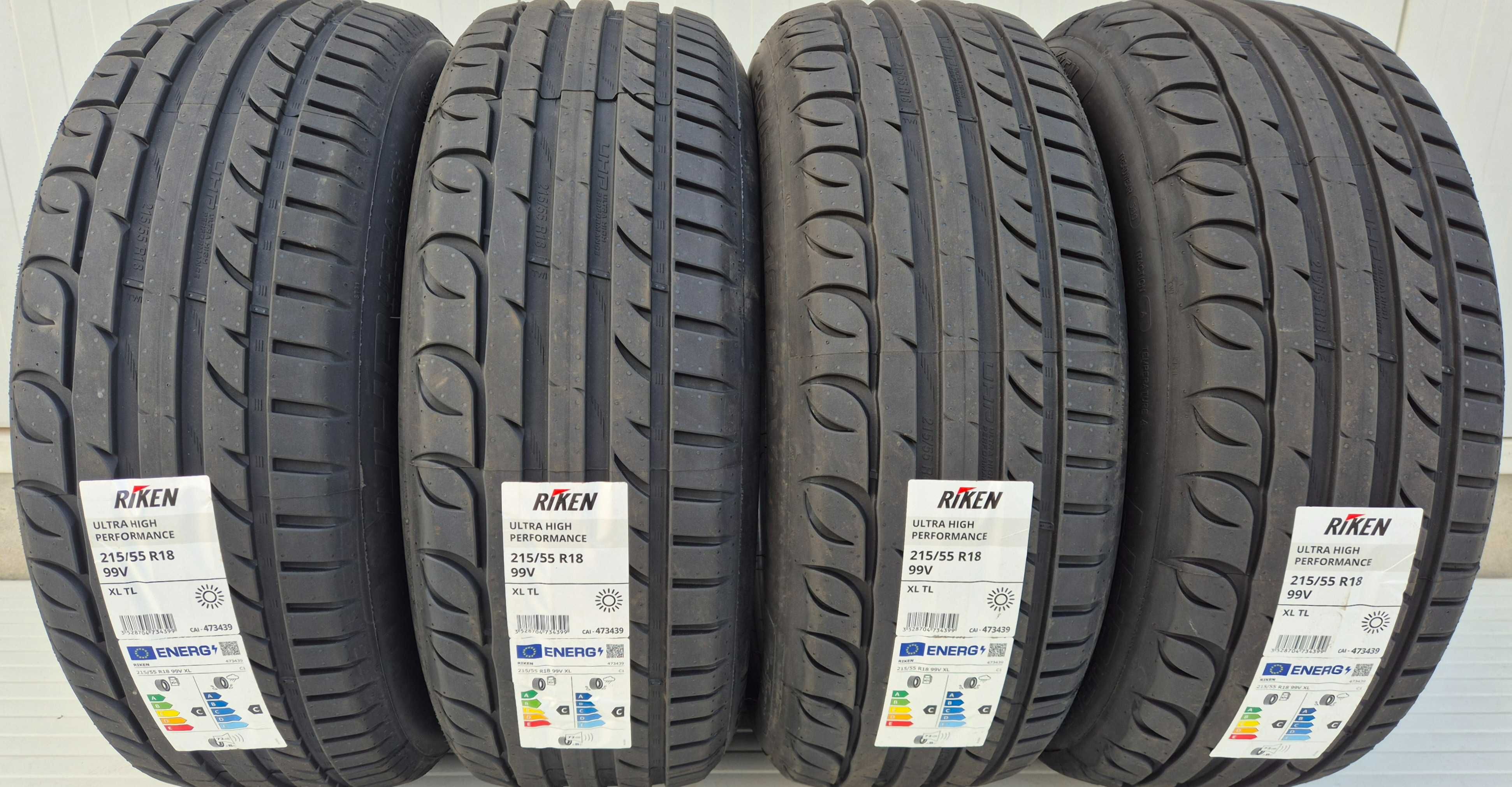 215/55 R18, 99V, RIKEN (by Michelin) UHP XL, Anvelope de vara