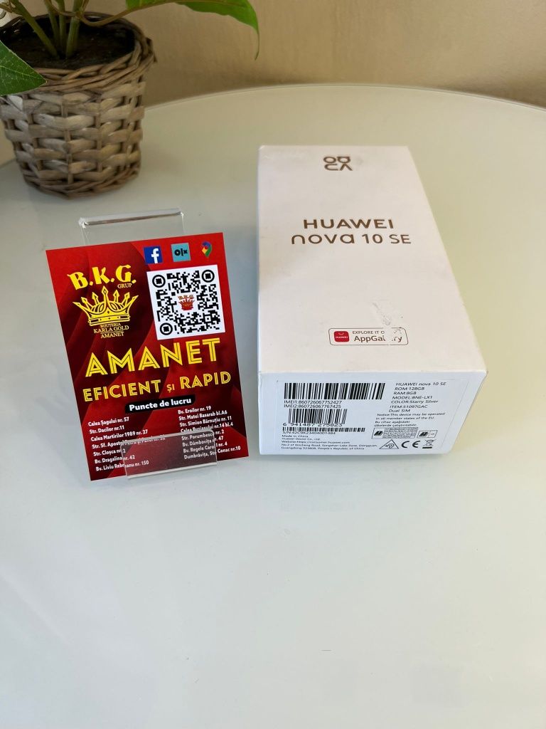 Huawei Nova 10 SE sigilat Amanet BKG