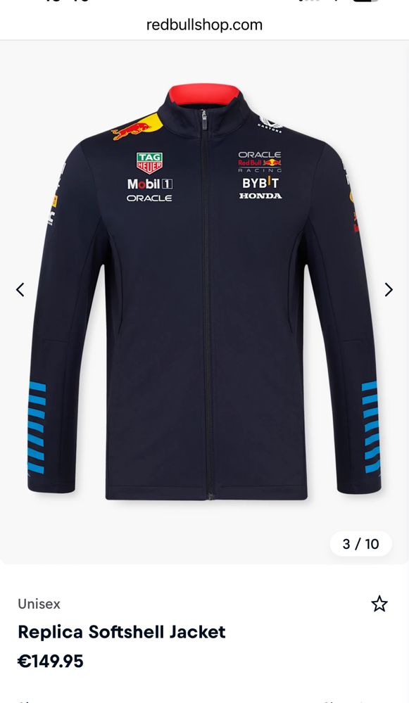Bluzon / Hanorac oficial / original Formula 1 - Redbull 2024 - NOU