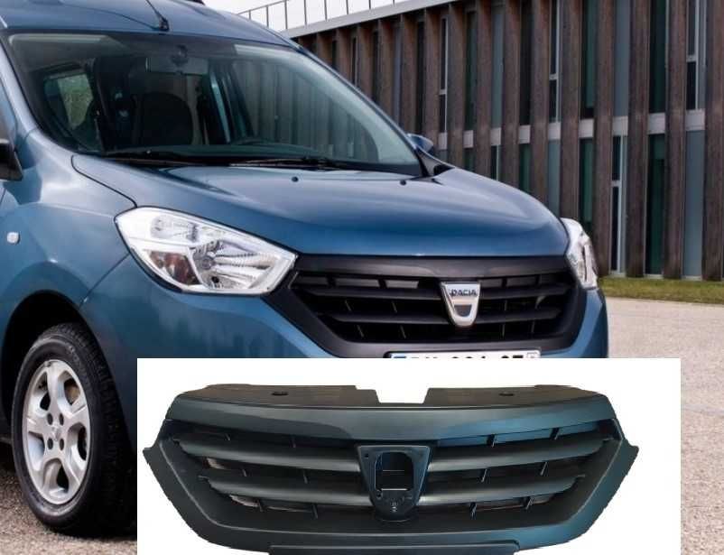 Решетка Дачиа Докер Предна Черна Нова Докър Dacia Dokker Doker