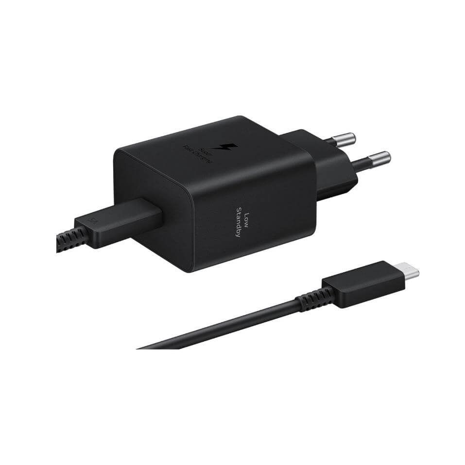 Samsung PD 45W Wall Charger (EP-T4511XBE) and USB-C Cable зарядно