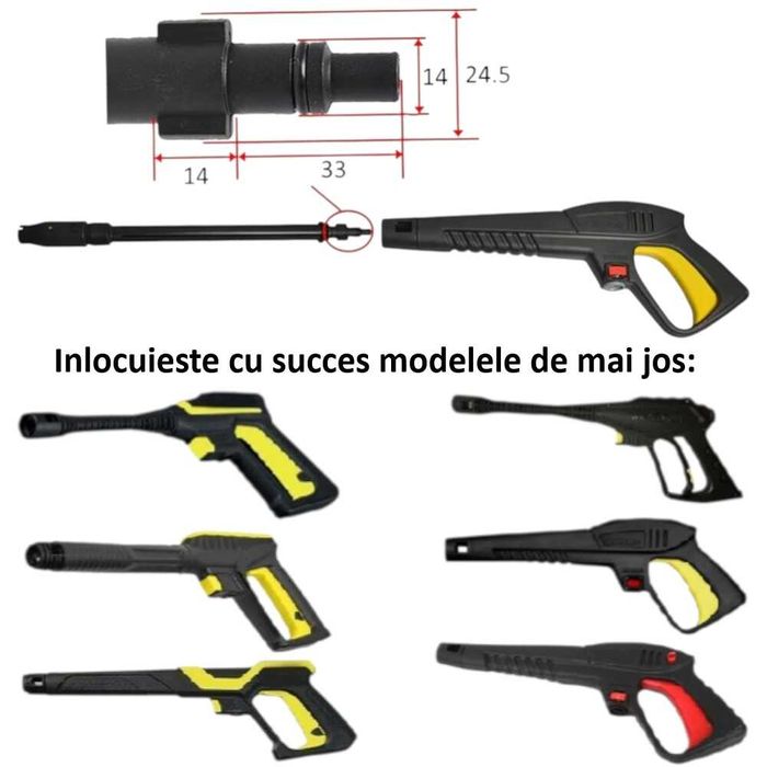 Set kit spalare si spumare Parkside Lavor