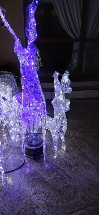 Reni luminoși Cerbi de crăciun