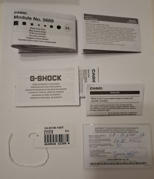 CASIO G-Shock Bluetooth